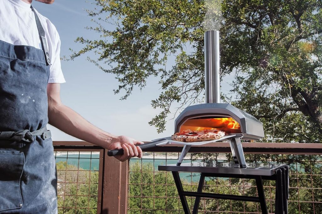 Ooni Karu 12 Multi-Fuel Outdoor Pizza Oven – Portable Wood Fired and Gas Pizza Oven – Outdoor Cooking Pizza Maker - Portable Pizza Oven For Authentic Stone Baked Pizzas - Pizza Oven Countertop