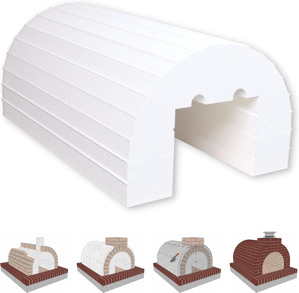 Outdoor Pizza Oven Kit • DIY Pizza Oven – The Mattone Barile Foam Form (Medium Size) provides the PERFECT shape/size for building a money-saving homemade Pizza Oven with locally sourced Firebrick.